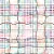 Tricoline Digital Birdies Xadrez, 100%Algodão, 50cm x 1,50mt - Imagem 1
