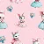 Tricoline Digital BF Ratinhas, 100% Algodão, 50cm x 1,50mt - Imagem 1