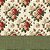 Tricoline Dig Floral c/ Linho Verde Mimabele At. 5mt x 1,50m - Imagem 1