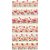 Tricoline Dig Barrado Flores Rosa 100%Algodão, 50cm x 1,50mt - Imagem 1