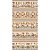 Tricoline Dig Barrado Animais Madeira 100%Alg, 50cm x 1,50mt - Imagem 1
