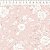 Tricoline Cute Floral Rosa, 100% Algodão, 50cm x 1,50mt - Imagem 1