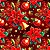 Tricoline Digital Natal Sinos Vermelho, 50cm x 1,50mt - Imagem 1