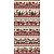 Tricoline Digital Barrado Natal Cute 100%Alg., 50cm x 1,50mt - Imagem 1