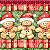 Tricoline Natal Greeny Gingerbread 100%Algodão 50cm x 1,50mt - Imagem 1