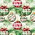 Tricoline Natal Greeny Ornaments 100% Algodão, 50cm x 1,50mt - Imagem 1