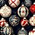 Tricoline Digital Natal Bola Marinho, 100%Alg. 50cm x 1,50mt - Imagem 1