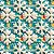 Tricoline Natal Floco de Neve, 100%Algodão 50cm x 1,50mt - Imagem 1