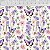 Tricoline Digital Lavender Bristol 100%Algodão 50cm x 1,50mt - Imagem 1