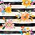 Tricoline Digital Water Stripe, 100% Algodão, 50cm x 1,50mt - Imagem 1