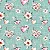 Tricoline Digital RO Romance Tiffany, 100%Alg, 50cm x 1,50mt - Imagem 1