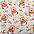 Tricoline Digital Capivara Coffee, 100% Alg., 50cm x 1,50mt - Imagem 1
