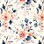 Tricoline Digital Floral Grande, 100% Algodão, 50cm x 1,50mt - Imagem 1