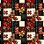 Tricoline Digital Madagascar Floral Patchwork, 50cm x 1,50mt - Imagem 1