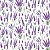Tricoline Digital Lavandas Ramos, 100% Alg., 50cm x 1,50mt - Imagem 1