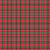 Tricoline Xadrez Fio Tinto Natal 1033, 100%Alg 50cm x 1,50mt - Imagem 1