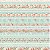 Tricoline Digital Barrado Flores Delicadas, 50cm x 1,50mt - Imagem 1