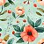 Tricoline Digital Floral G Acquared, 100%Alg., 50cm x 1,50mt - Imagem 1