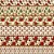 Tricoline Digital Barrado Natal Vintage 100%Alg 50cm x 1,50m - Imagem 1