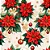 Tricoline Digital Natal Papagaio e Bolas, 50cm x 1,50m - Imagem 1
