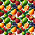 Tricoline Digital Frutas, 100% Algodão, 50cm x 1,50mt - Imagem 1