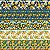 Tricoline Digital Barrado Festa do Limão, 50cm x 1,50mt - Imagem 1