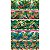Tricoline Digital Barrado Tropical 100%Algodão 50cm x 1,50mt - Imagem 1
