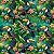 Tricoline Digital Tucanos Tropical 100%Algodão 50cm x 1,50mt - Imagem 1