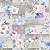 Tricoline Digital Lavanda Patch, 100% Algodão, 50cm x 1,50mt - Imagem 1