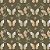 Tricoline Digital Borboletas Fundo Marrom, 50cm x 1,50mt - Imagem 1