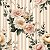 Tricoline Digital Pc Flores em Listras 100%Alg 50cm x 1,50mt - Imagem 1