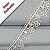 Renda Guipir Branco, GP-066 - Peça - Largura 3,3cm x 13,7mt - Imagem 1