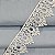 Renda Guipir Branco, GP-068 - Largura 4,5cm x 1mt - Imagem 1