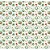 Tricoline Digital Floral em Hexagono, 100%Alg. 50cm x 1,50mt - Imagem 1