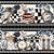 Tricoline Dig. Barrado Gourmet Preto e Branco, 55cm x 1,50mt - Imagem 2