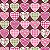 Tricoline Digital Festa Junina Patch Love, 50cm x 1,50mt - Imagem 1