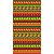 Tricoline Digital Barrado Festa Junina Iaiá, 50cm x 1,50mt - Imagem 1