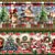Tricoline Digital Barrado Casa do Papai Noel, 55cm x 1,50mt - Imagem 2