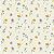 Tricoline Dig. Florzinha Romântica Amarelo, 50cm x 1,50mt - Imagem 1