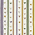 Tricoline Dig. Florzinha Coração em Listras, 50cm x 1,50mt - Imagem 1