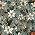Tricoline Digital Cafezinho Flores, 100%Alg. 50cm x 1,50mt - Imagem 1