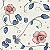Tricoline Digital Amandita 2 Flores e Galhos, 50cm x 1,50mt - Imagem 1