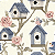 Tricoline Dig. Amandita 2 Casa de Passarinhos, 50cm x 1,50mt - Imagem 1