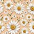 Tricoline Digital Love Daisies Salmon Daisy, 50cm x 1,50mt - Imagem 1