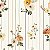 Tricoline Digital Flores nas Riscas, 100% Alg. 50cm x 1,50mt - Imagem 1