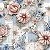 Tricoline Digital Shabby Love Patch Flores, 50cm x 1,50mt - Imagem 1