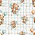 Tricoline Dig Baby Bears Ursinhos na Balança, 50cm x 1,50mt - Imagem 1