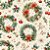 Tricoline Digital Natal Guirlandas 100%Algodão 50cm x 1,50mt - Imagem 1