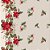 Sarja Hidrorrepelente Barrados de Natal Bege, 50cm x 1,50mt - Imagem 1