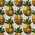 Tricoline Digital Frutas Patchwork Abacaxis, 50cm x 1,50mt - Imagem 1